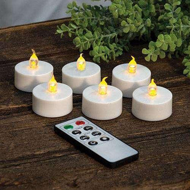6/Set, Remote Control LED Tealights - The Fox Decor
